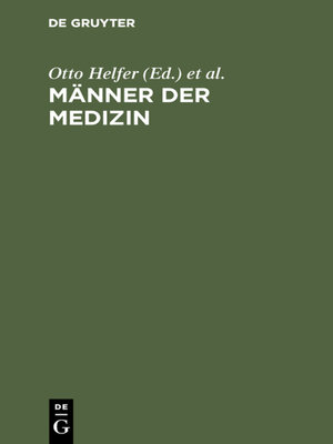 cover image of Männer der Medizin